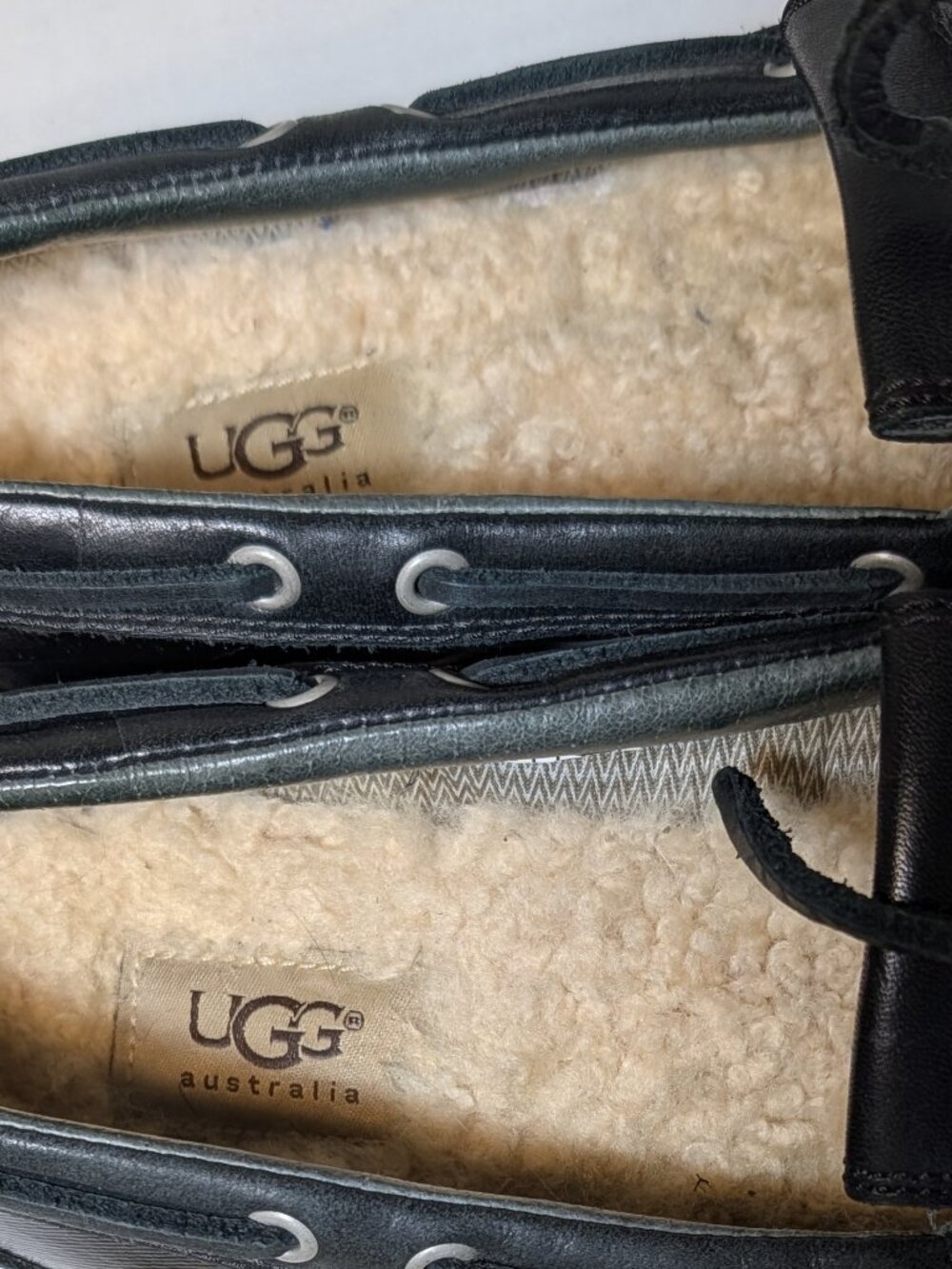 UGG Ashdale Waterproof Shearling Lined Duck Slip On Shoes Sz 9 Black - Picture 5 of 8